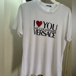 I Love you but I’ve chosen Versace women’s t shirt size 46